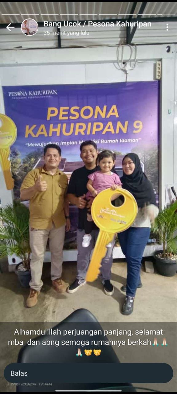 Keluarga Bpk. Hendra & Ibu Sari Pesona Kahuripan 15